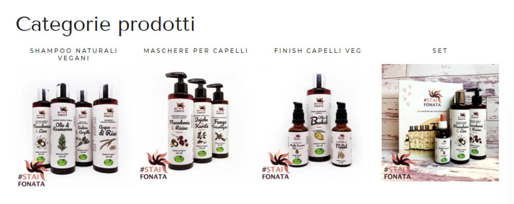 Realizzazione Siti e-Commerce Milano: categorie dei prodotti