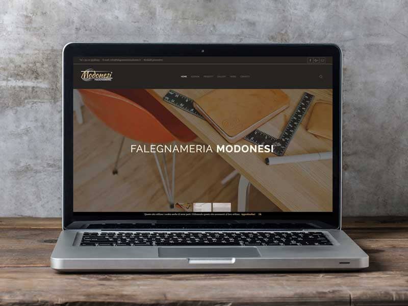 Sito web - Falegnameria Modonesi a Milano Pero