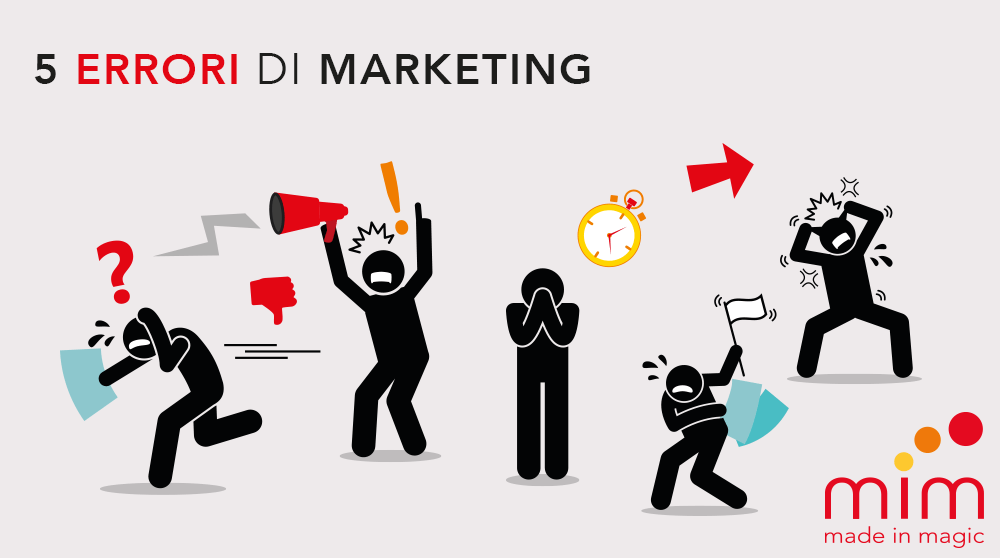 5 Errori di Marketing Frequenti se ti Affidi al “Cuggino”