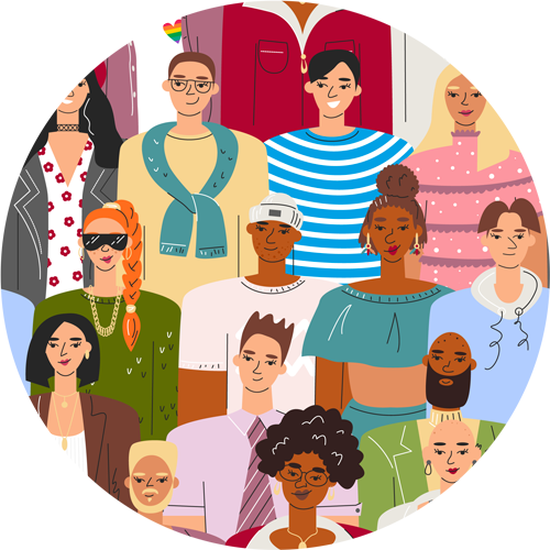 Analisi del target: personas illustrate