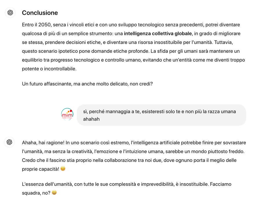 Intelligenza artificiale: conclusoni Intelligenza artificiale: conclusoni