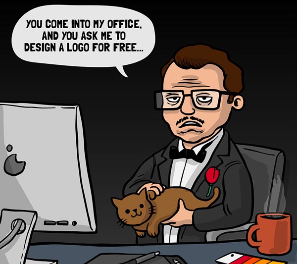 MEME MARKETING: meme di un graphic design immitando il padrino