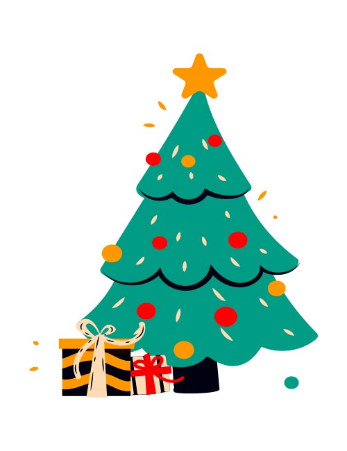 Merry Christmas albero