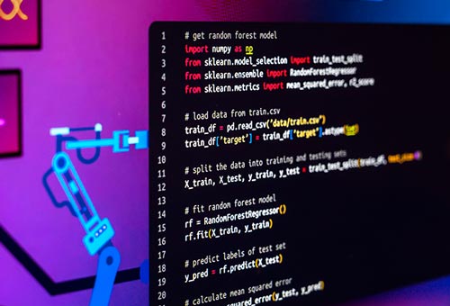 vibe coding: pagina con codice scritto