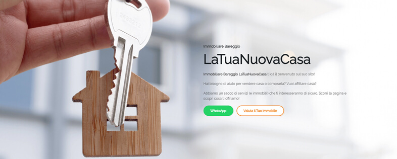 Web Agency Milano - Immobiliare Bareggio LaTuaNuovaCasa