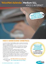 Copertina della scheda del servizio VoiceNet Azienda Medium ULL