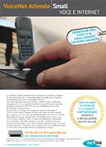 Copertina della scheda del servizio VoiceNet Azienda Small