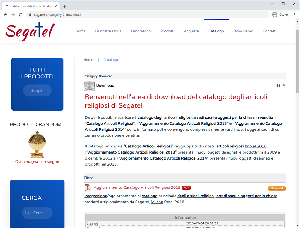 Realizzazione Sito Internet Pero Segatel 06