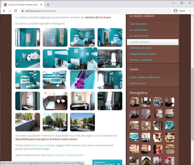 Creazione Sito Web Bed And Breakfast Rho 11