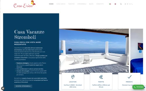 casa erica a stromboli