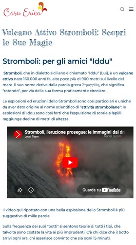 casa erica a Stromboli mobile