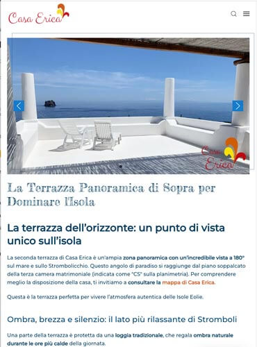 casa erica a stromboli terrazza di sopra