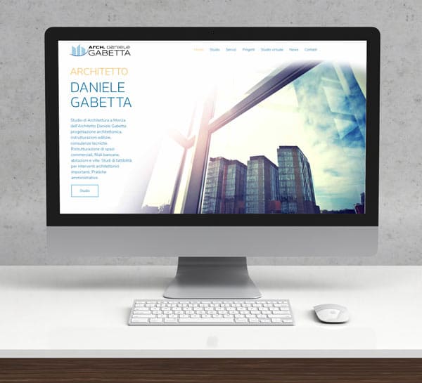 Creazione sito Web dell'Architetto Daniele Gabetta a Monza