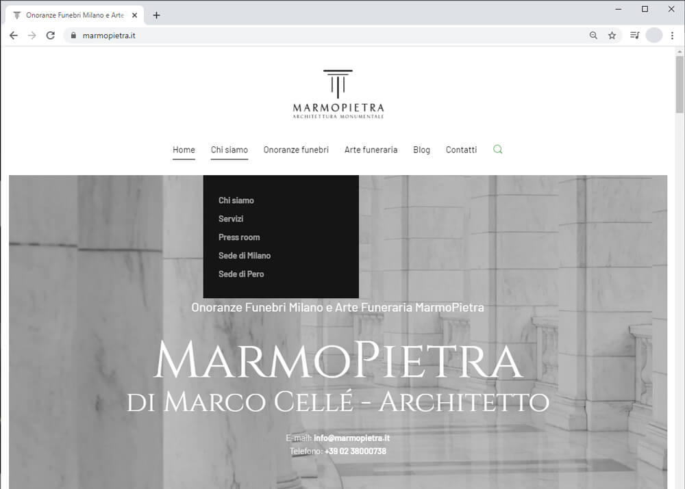 Realizzazione sito Web con ottimizzazione SEO - MarmoPietra Realizzazione sito Web con ottimizzazione SEO - MarmoPietra
