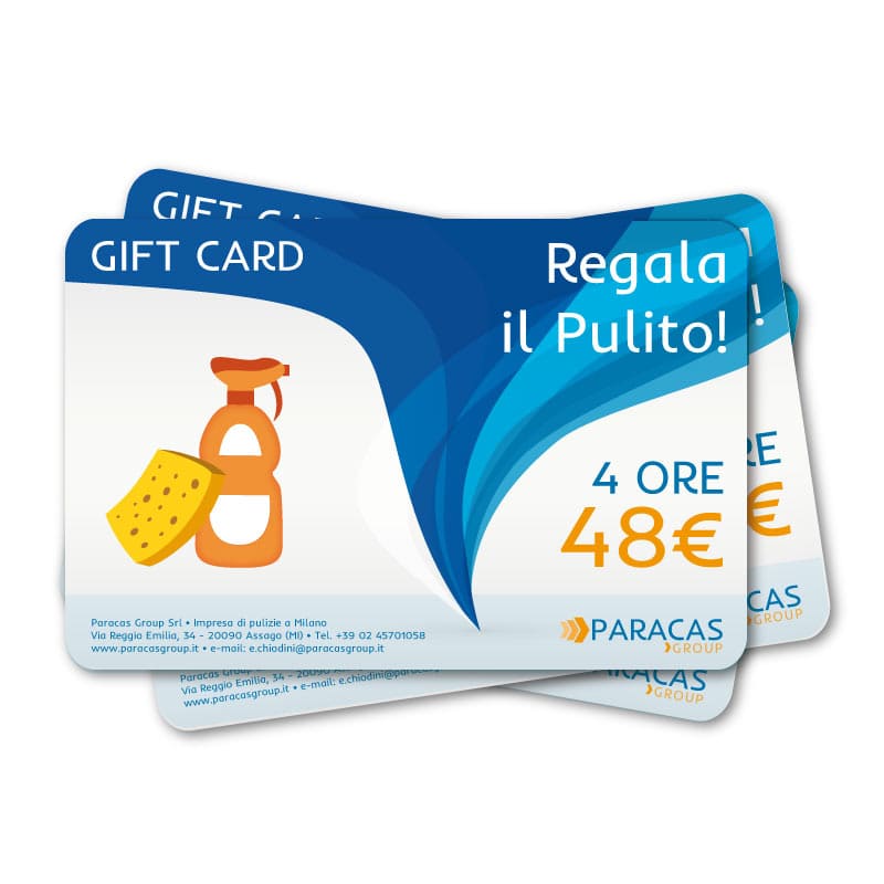 Gift Card Paracas Group Impresa Pulizie Milano