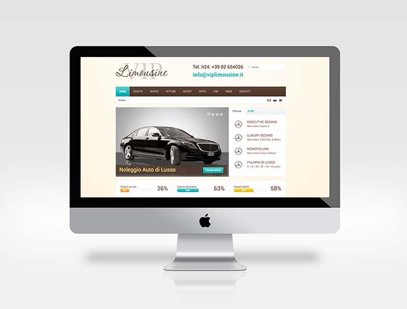 Sito Web Vip Limousine Noleggio Auto Lusso.mac