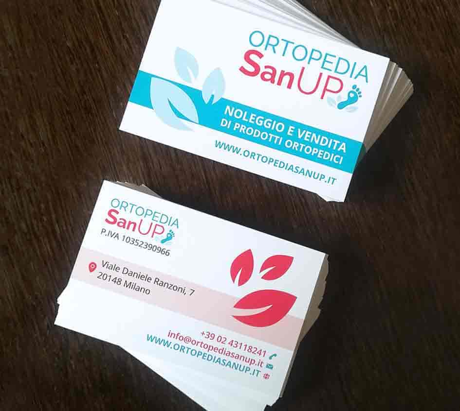 Ortopedia San Up Milano Biglietti Da Visita 1