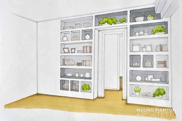 Schizzi Progettazione Interni 03