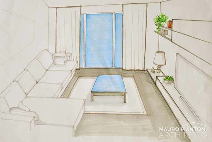 Schizzi Progettazione Interni 12