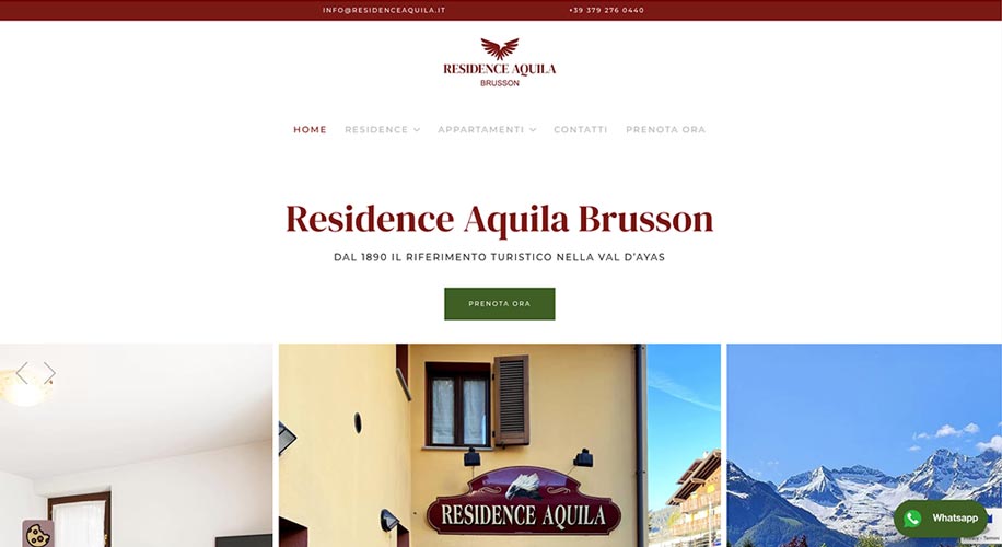 Siti vetrina: residence aquila