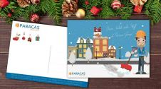 Cartolina di Natale Paracas Goup - Servizi di pulizia professionale a Milano