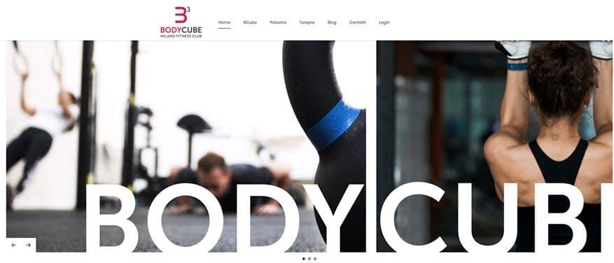 Creazione Sito Web della palestra a Milano BodyCube