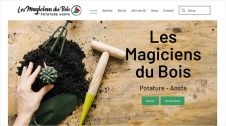 Realizzazione Sito Web Les Magiciens du Bois Potature Aosta