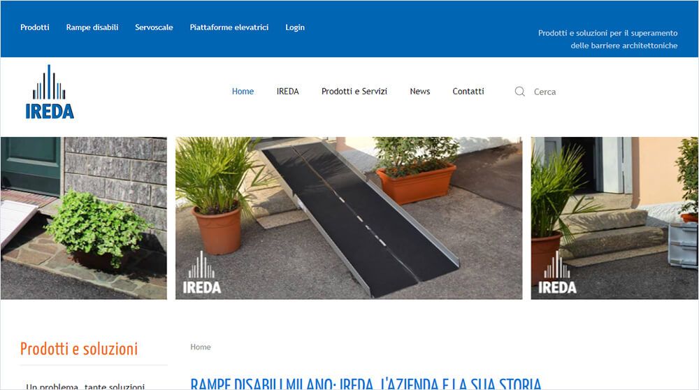 IREDA, Rampe per Disabili