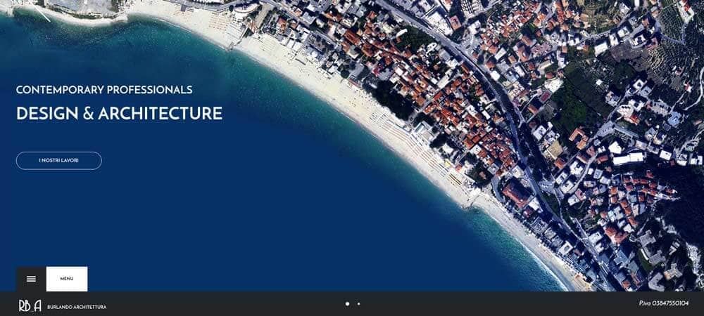 Realizzazione sito web per lo studio Burlando Architettura di Genova