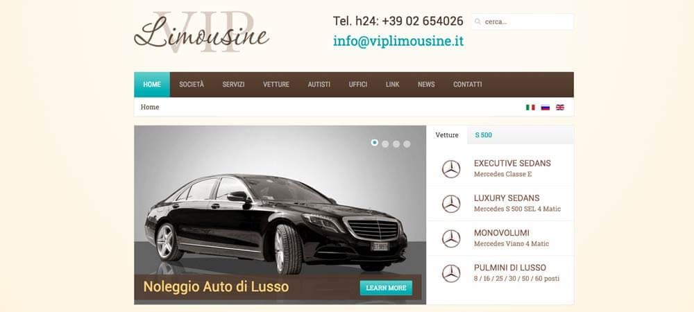Vip Limousine, noleggio NCC a Milano